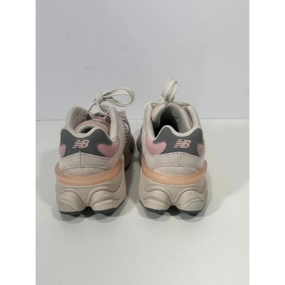 New Balance 9060 Pink Grey Suede Mesh Lifestyle Sneakers PC9060EA Kids Size 2 US
